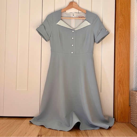 Miss Patina Dresses & Skirts - NWT Miss Patina Size Small Blue Retro Dress